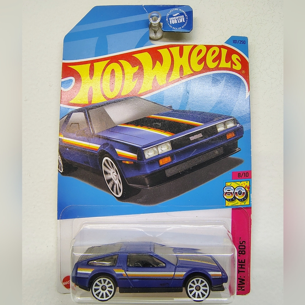 DMC DeLorean Hot Wheels HW The 80s Series 8/10 Blue